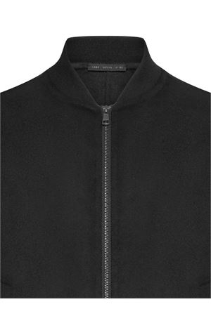 Black stretch wool bomber jacket LOW BRAND | L1JFW25266837D001